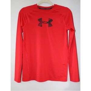 Under Armour Red Long Sleeve Shirt